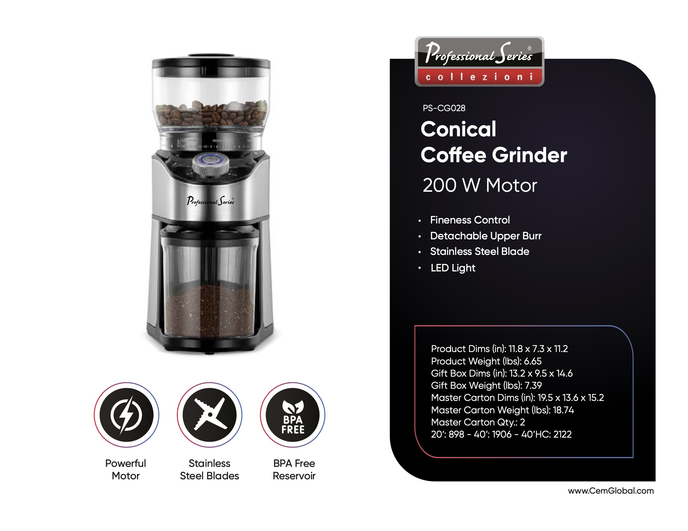 Conical Coffee Grinder