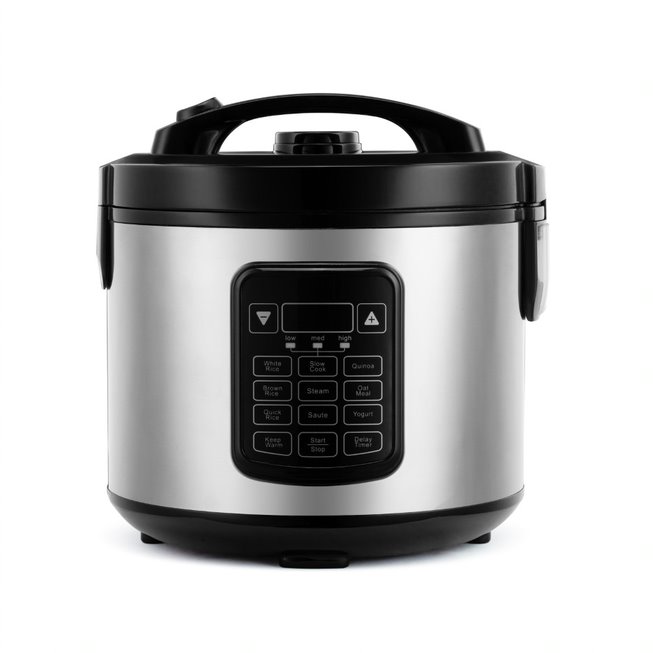 Continental Electric Pro 4-6 Quart Digital Slow Cooker Stainless