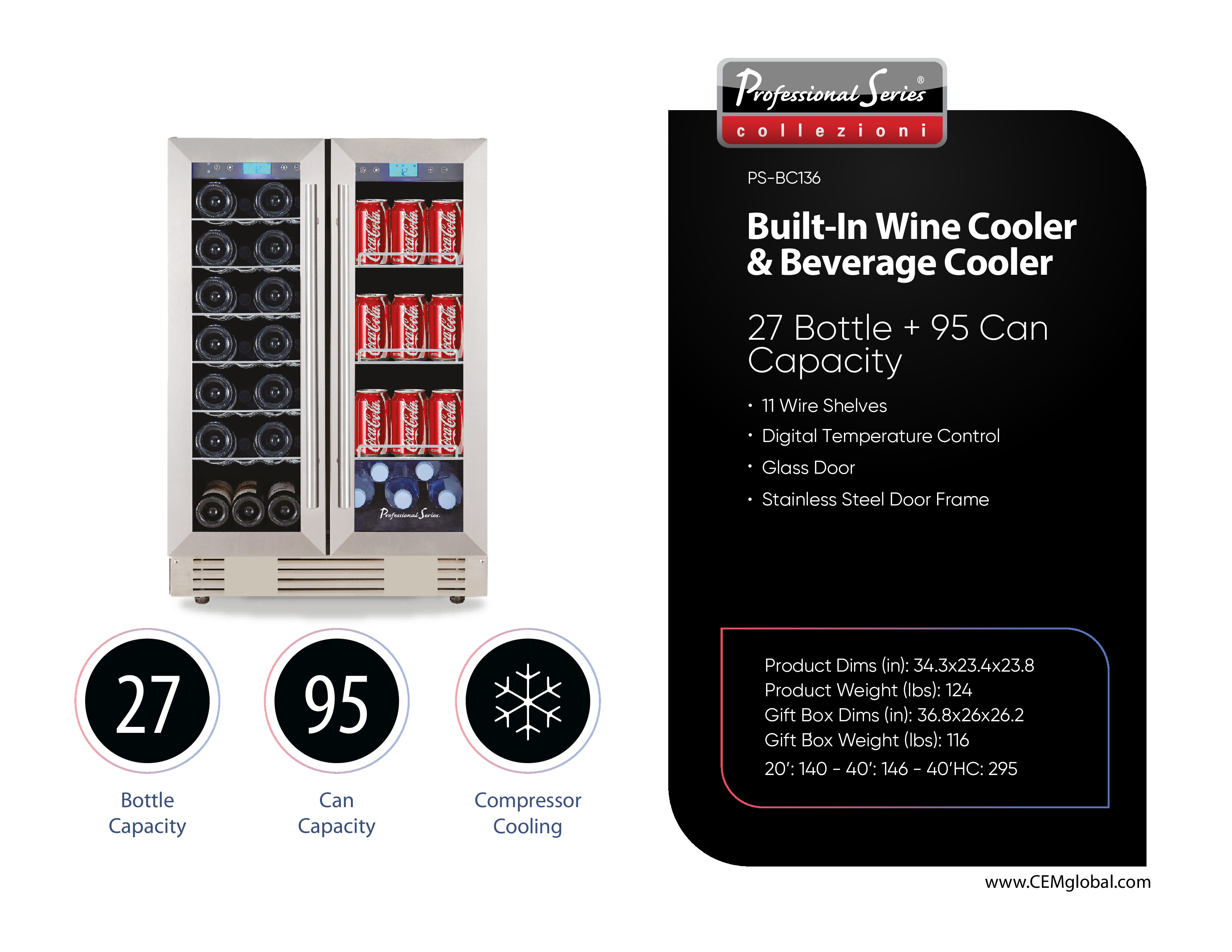 Built-In Wine Cooler & Beverage Cooler