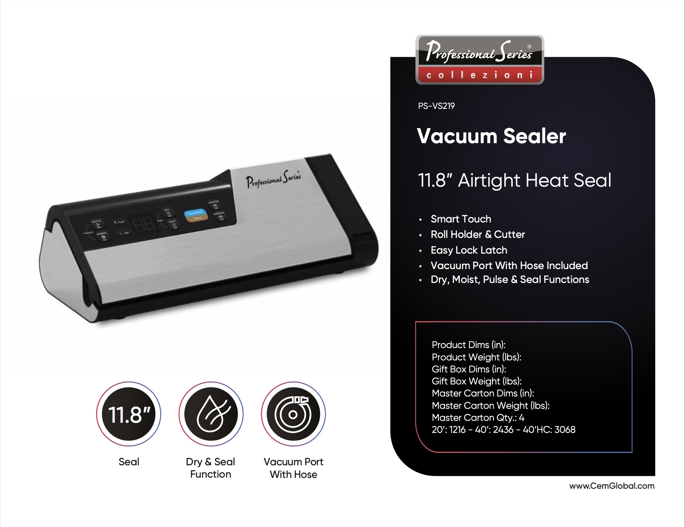 Vacuum Sealer 11.8”