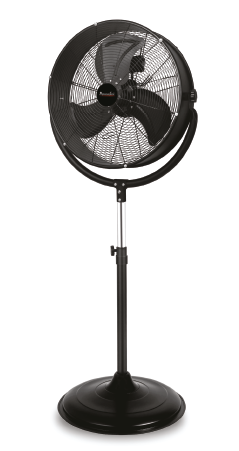 20" Industrial Stand Fan Shrouded Grill