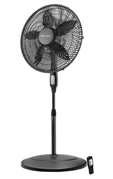 18" Plastic Stand Fan With Remote Control