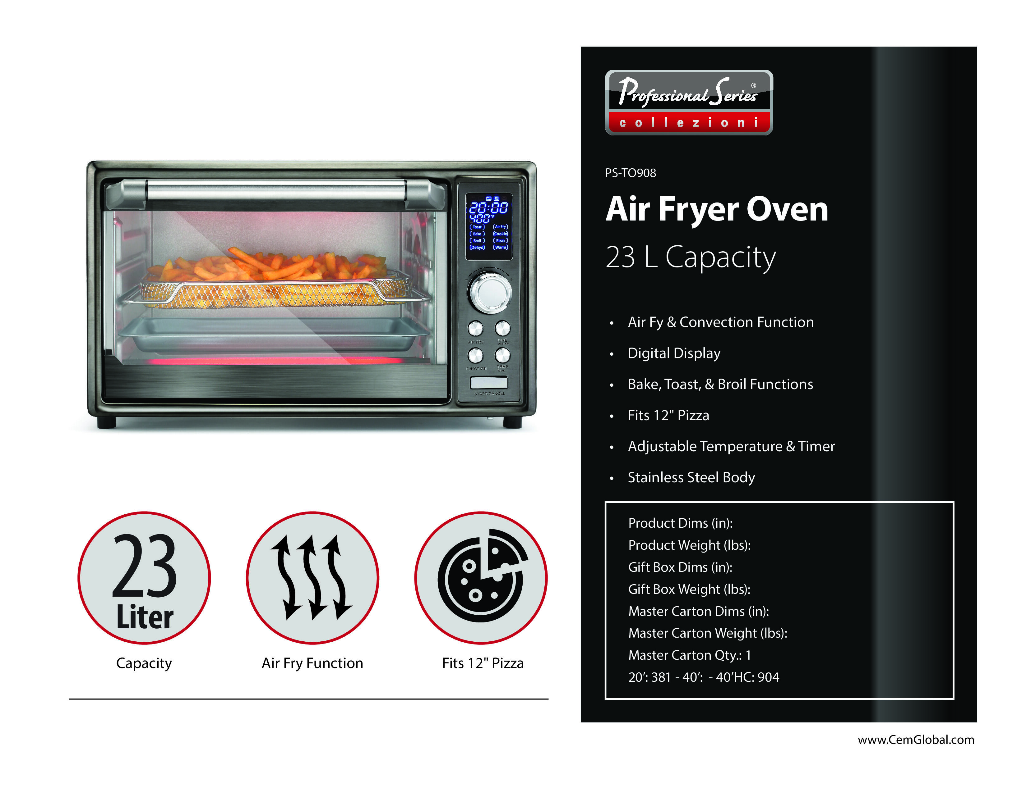 Air Fryer Oven 23 L Capacity