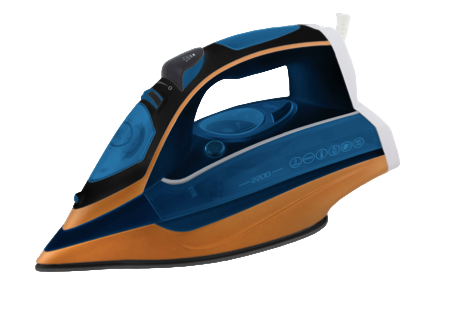 Steam Iron w / LCD Display and Touch Sensor
